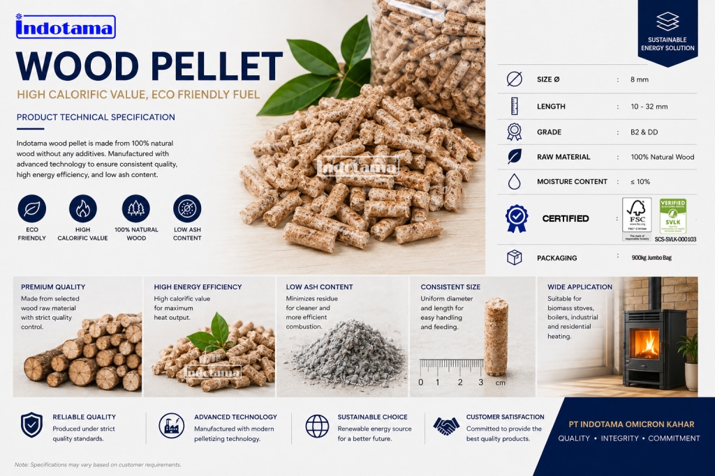 Wood Pellet Product Technical Specification