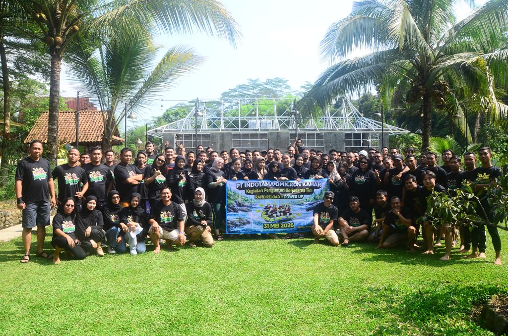 Kegiatan Rafting Bersama Seluruh Staff PT Indotama Omicron Kahar